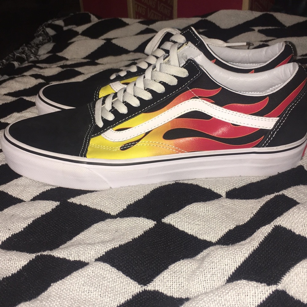 Old Skool Flame Shoes
